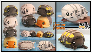 Isopod Plush sewing pattern