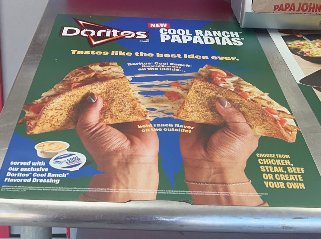 What Does Papa Johns' Doritos Cool Ranch Papadias Taste Like?