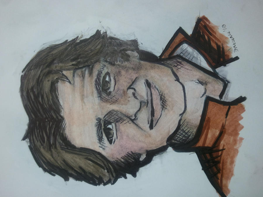 Han Solo colored by emilyvillehorror on DeviantArt