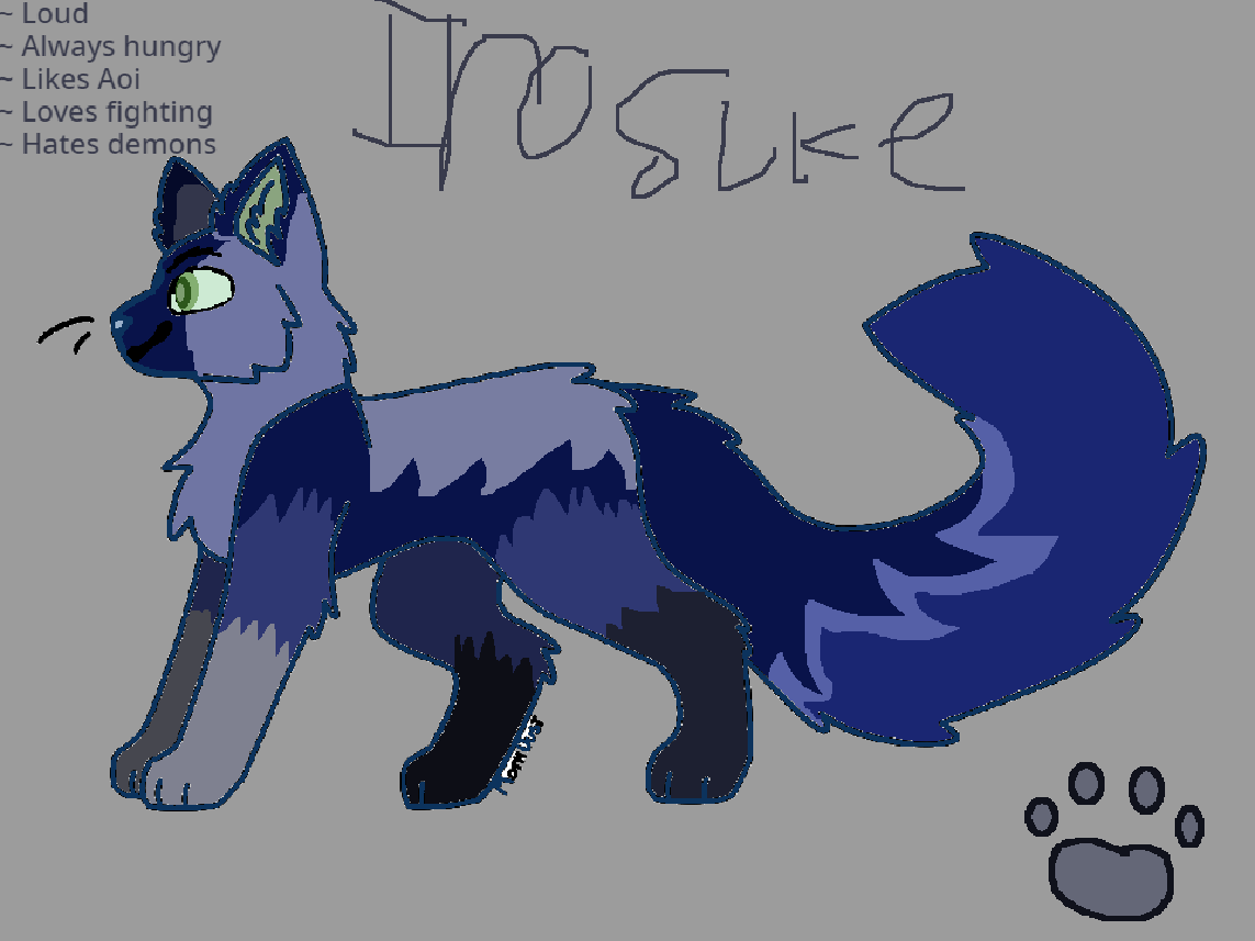 Inosuke Hashibira Cat Design by MarshyMallow456 on DeviantArt