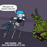 Phone Dude finding Springtrap