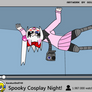 Tanaka cosplaying as Mangle
