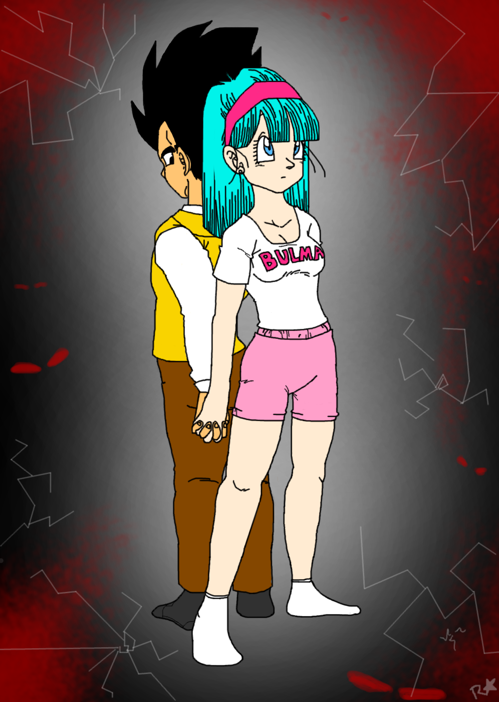 Mirror - Vegeta and Bulma