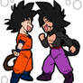 Chibi Goku Junior and Rez