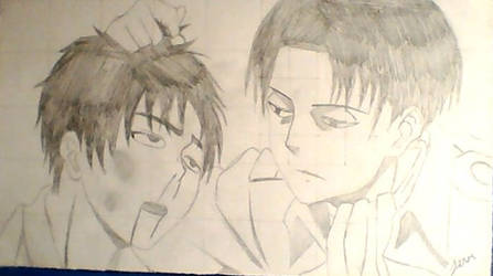 SnK/AoT: Levi and Eren