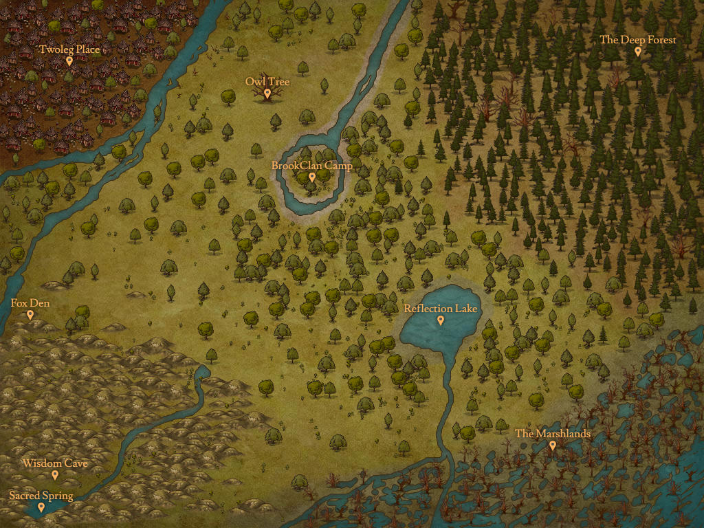 Territory Map - Labeled by Spidergutss on DeviantArt