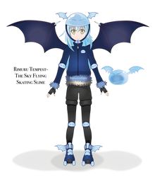 Rimuru Tempest The Sky Flying Skating Slime