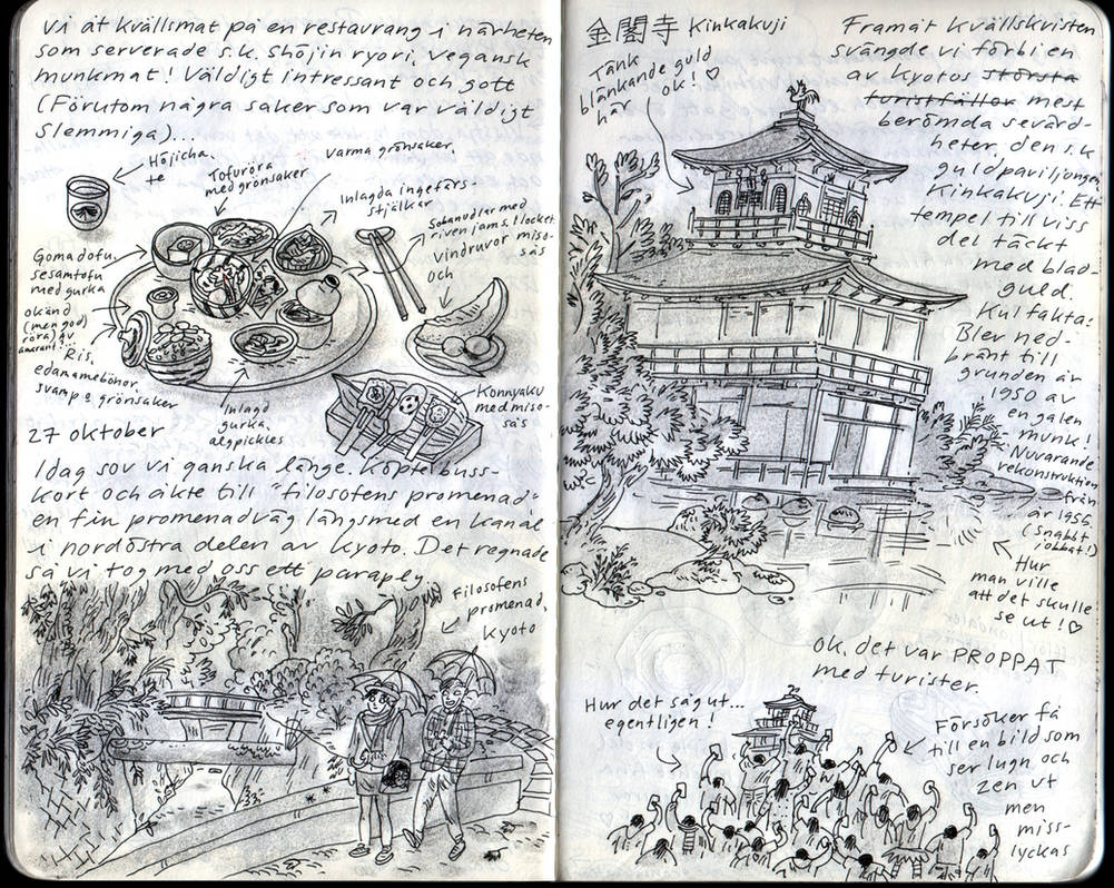 Sketch journal, Japan by Elolinon on DeviantArt