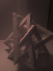 3 intersecting tetrahedra