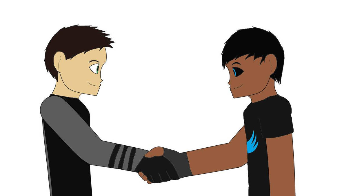 Handshake Pfp Handshake by SilentAnimeKnight on DeviantArt