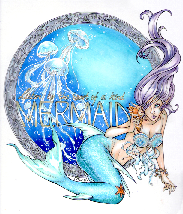 Listen to the heart of a kind Mermaid