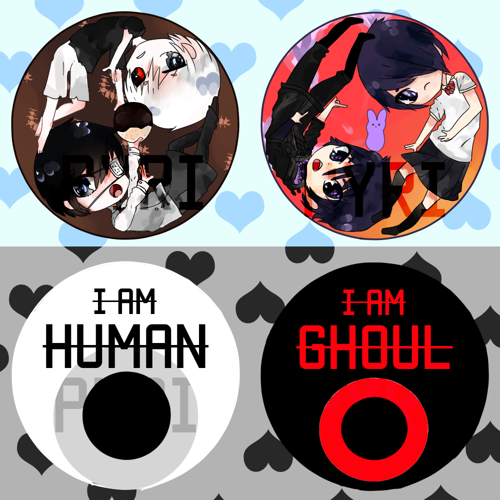 tokyo ghoul buttons