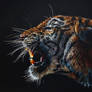 Snarling Tiger