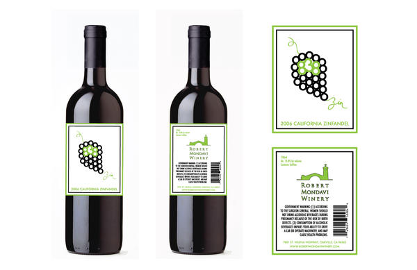 Wine Bottle Label 2