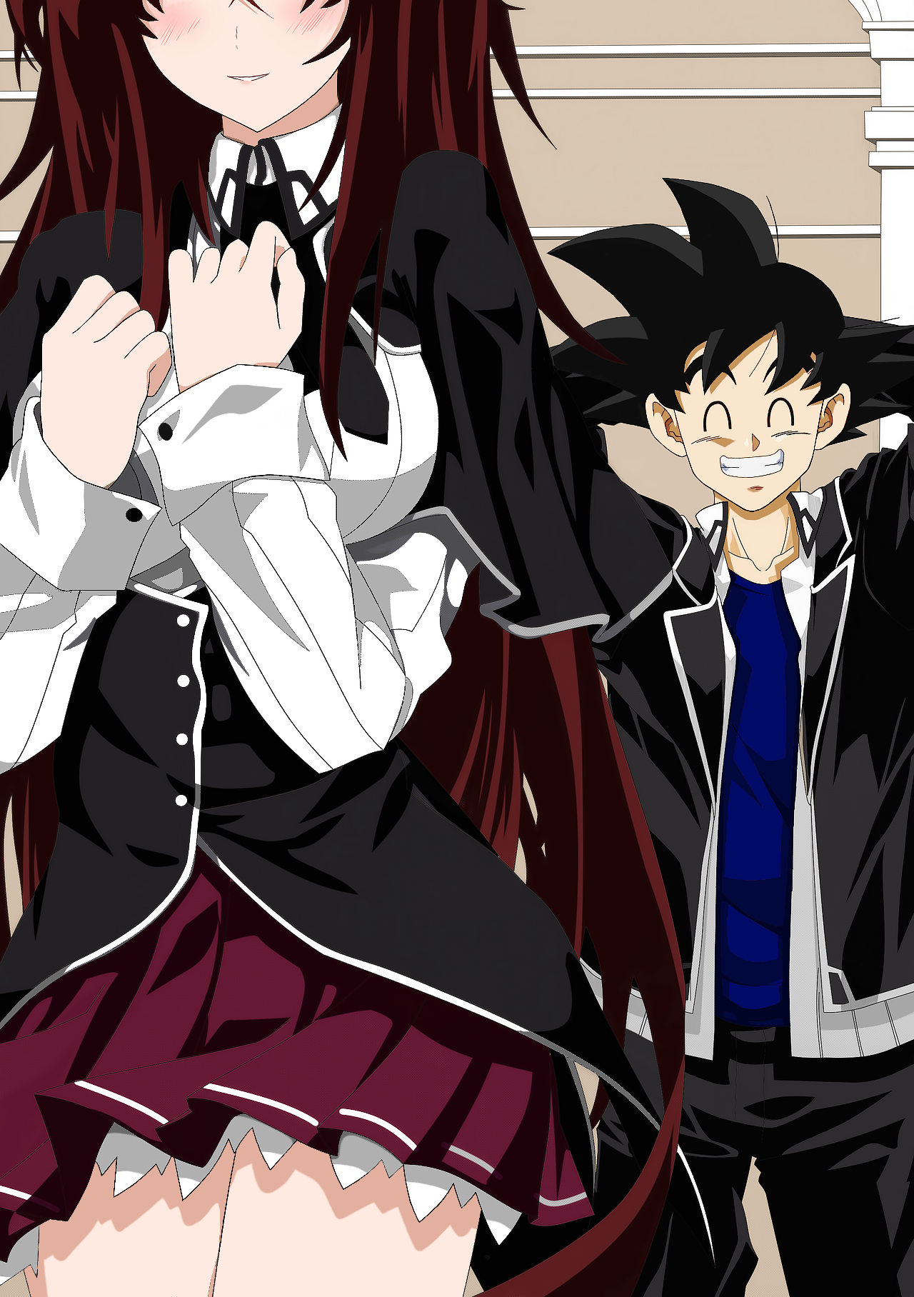 Me gusta estar contigo... (Goku x Rias). by BARTMAN1991 on DeviantArt Me gusta estar contigo... (Goku x Rias). by BARTMAN1991 on DeviantArt