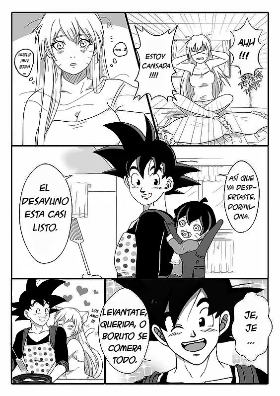 Desayuno en Familia (Goku x Naruko) by BARTMAN1991 on DeviantArt