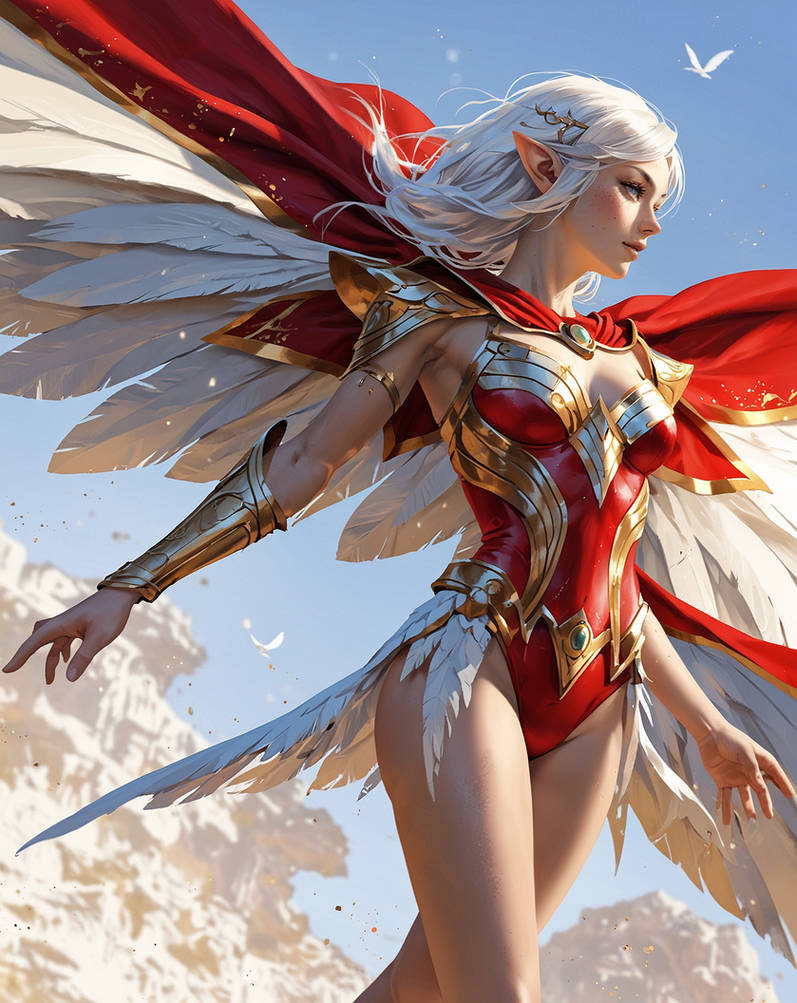 Avariel In Golden And Scarlet By Krule7777 On DeviantArt avariel-in-golden-and-scarlet-by-krule7777-on-deviantart