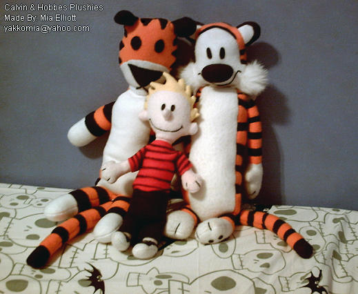 Calvin and Hobbes Plush Dolls (Pic #02) by Yakkomia on DeviantArt