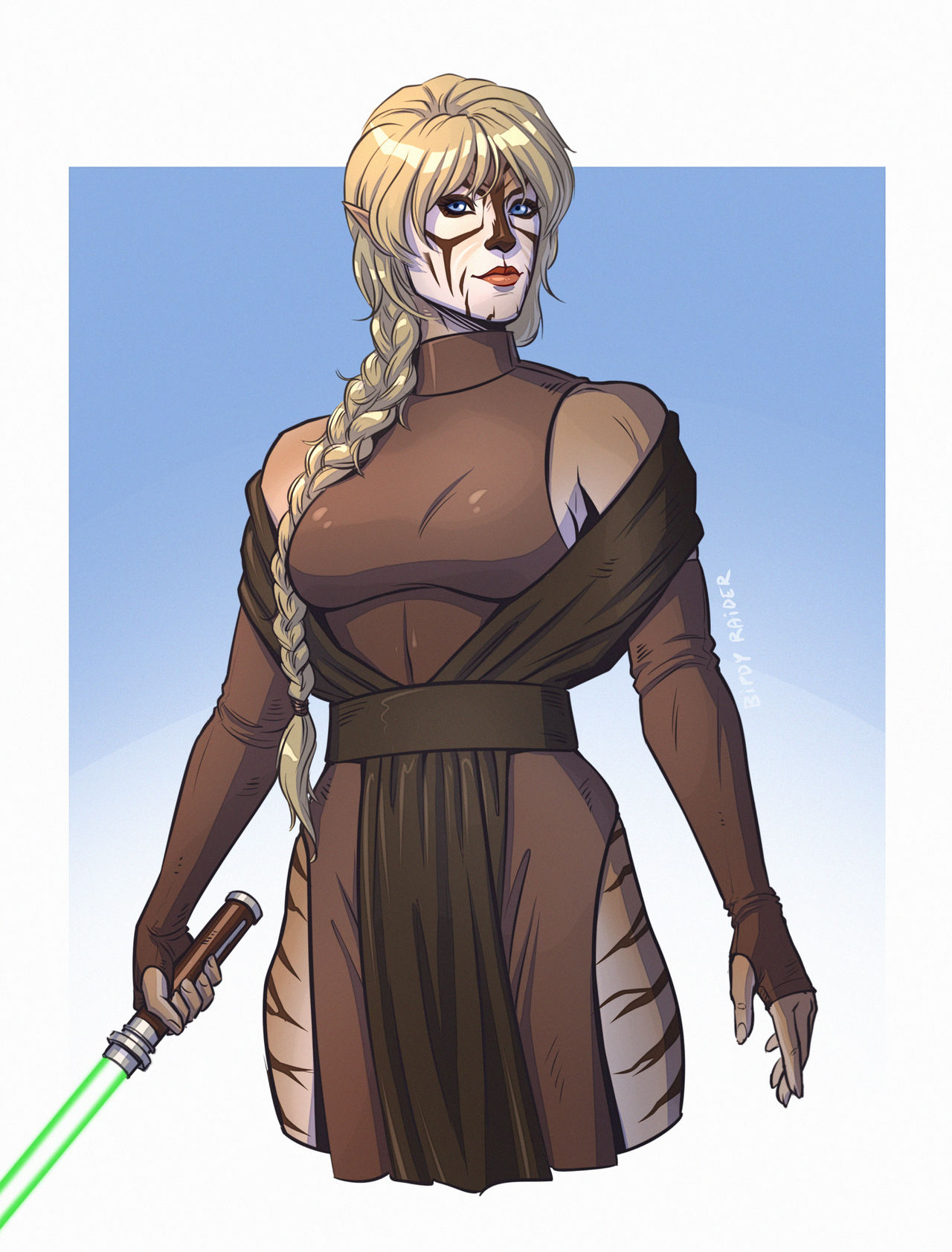 Cathar jedi commission by birdyraider on DeviantArt