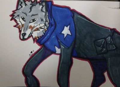 Capwolf Freedom Cap-Wolf by mitochondrials on DeviantArt