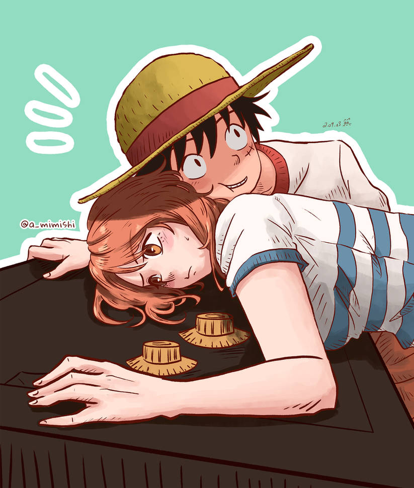 Luffy and Nami