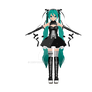DT Cute Goth Miku (Rigger Needed)