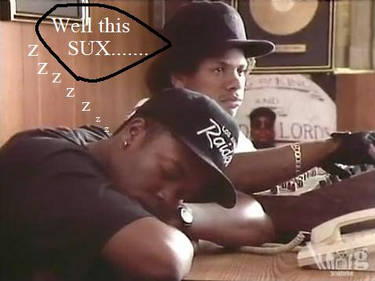 dr dre and eazy e comic bored