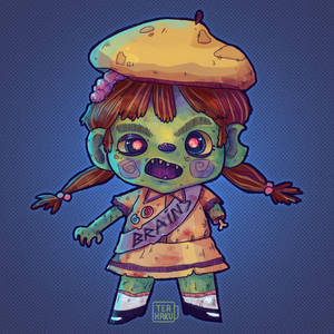 Zombie Girl Scout - Procreate