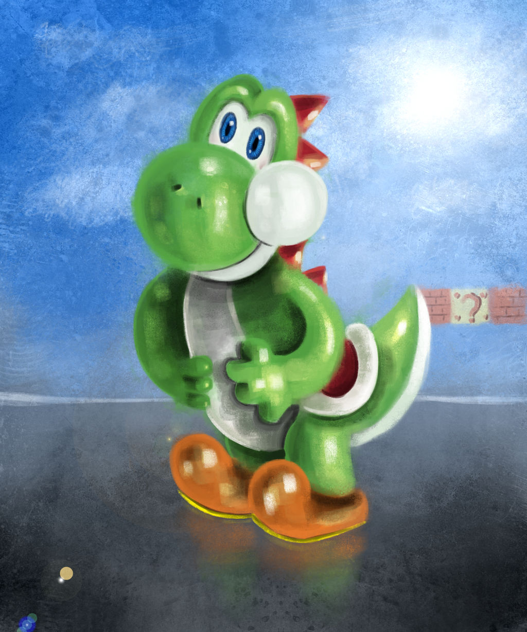 Yoshi practicing