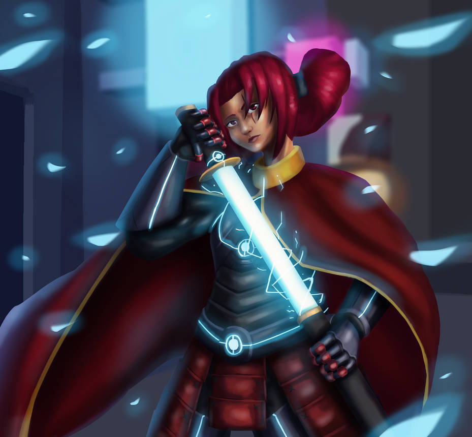 Futuristic samurai by Originame24 on DeviantArt