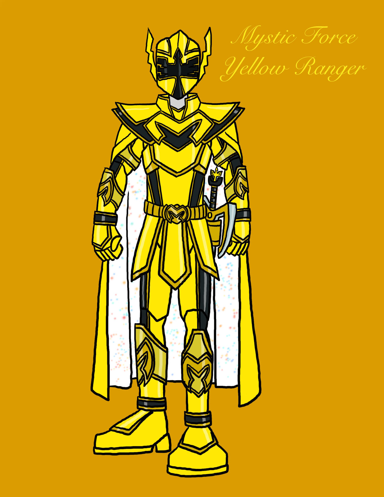 Mystic Force Yellow Ranger Redesign by FeistyFerret12825 on DeviantArt