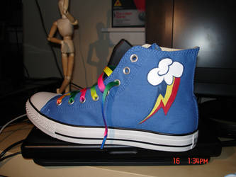 Rainbow Dash Shoes (Chuck Taylors)