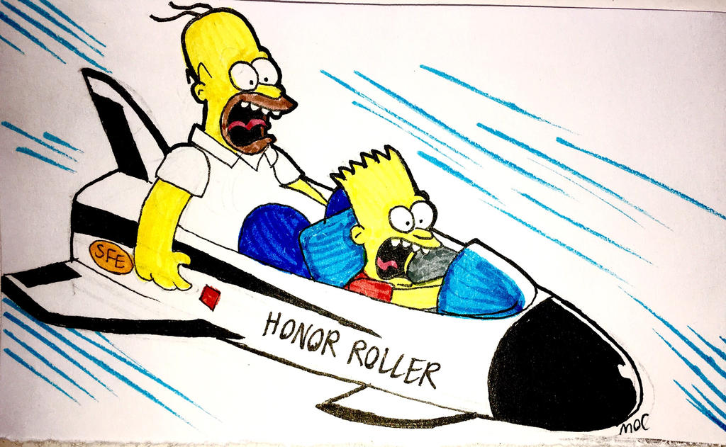 Homer Rage Rising Homer and Bart Road Rage by madoldcrow1105 on DeviantArt