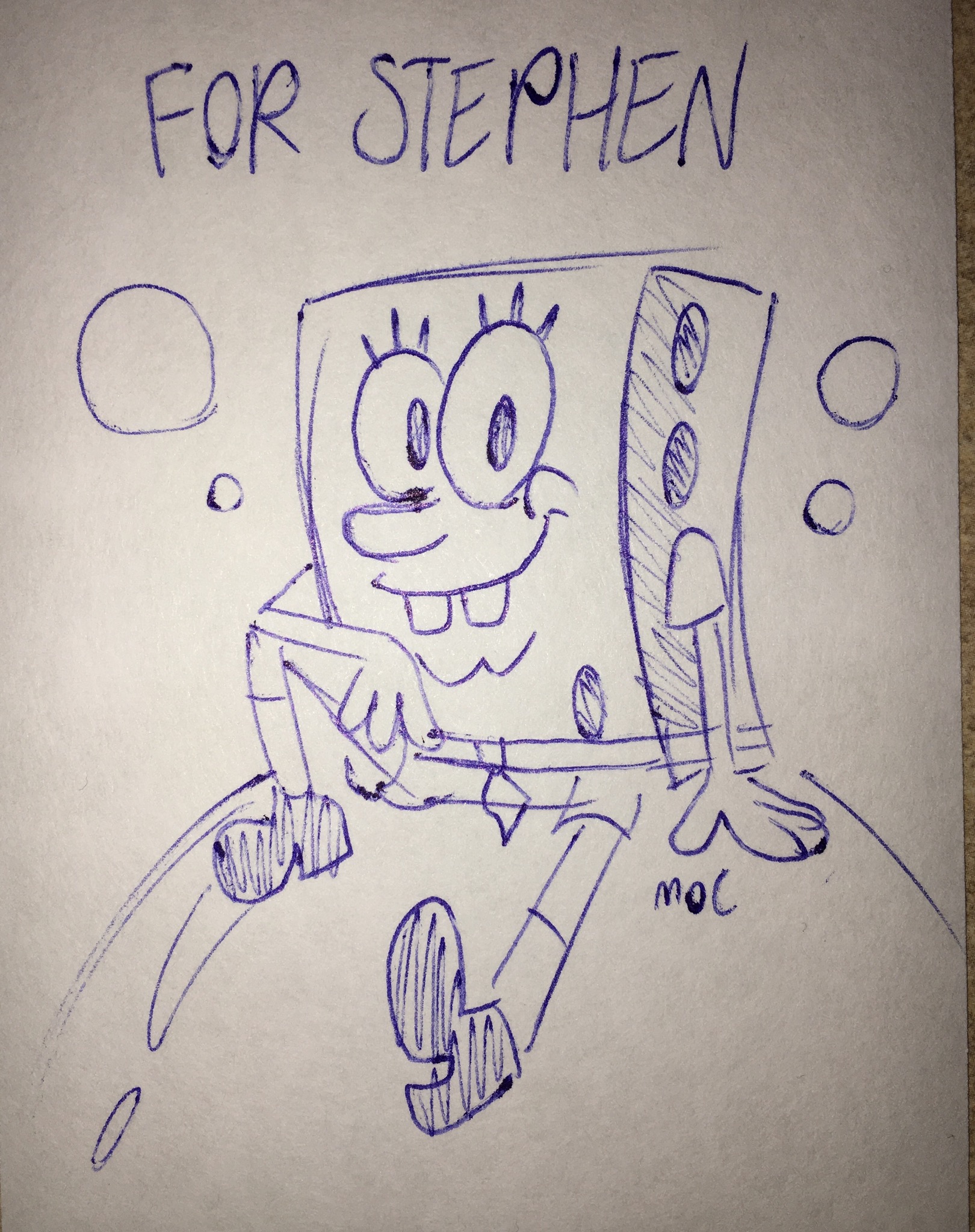 SpongeBob for Stephen by madoldcrow1105 on DeviantArt