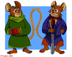 I am two mice within Redwall - Mathias and Martin