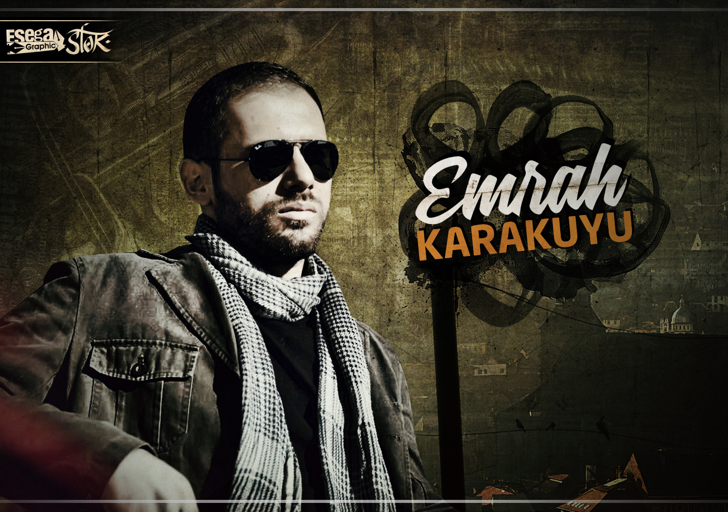 Emrah karakuyu Wallpaper Calismasi Esega ft Stok