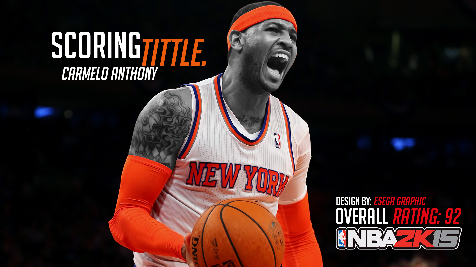 Carmelo Anthnoy Scoring Tittle - NBA2K15