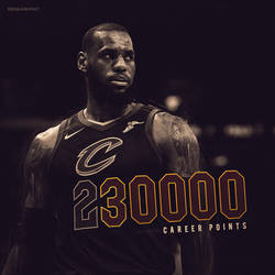 LeBron James 30000 Career Points