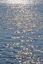 Winter sunshine on the Danube river