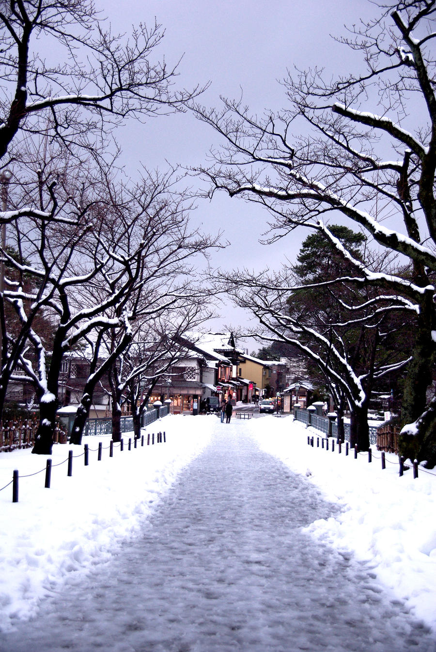 Snow in Kanazawa