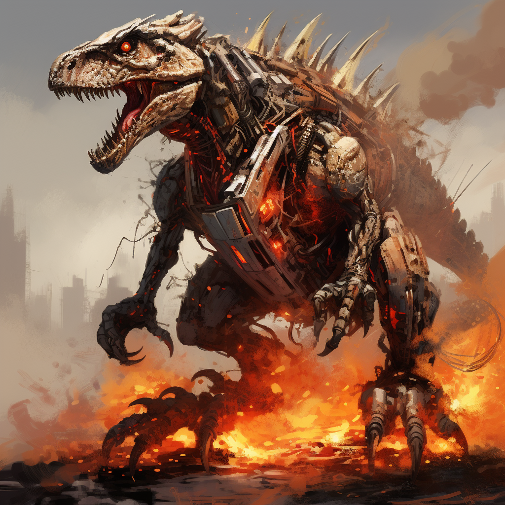 Opr Mecha Raptor Rider superiorsnowboarder mecha Velociraptor machine din by SpaceDreamCatcher ...