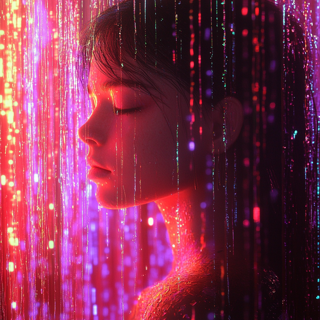 Matrix Fall X Superiorsnowboarder Matrix Falling Digital Rain Ne by SpaceDreamCatcher ...
