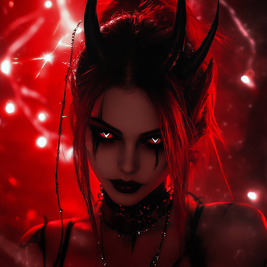 superiorsnowboarder lady devimon demon female Harl by SpaceDreamCatcher ...