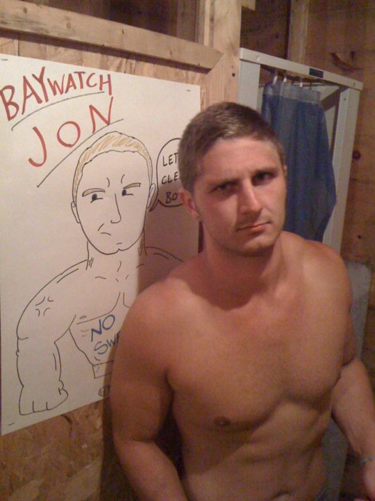 Baywatch bunk Characterture