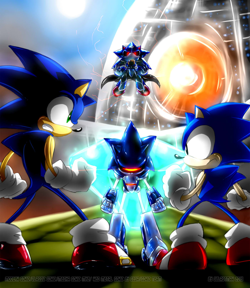 Classic and Modern Neo Metal Sonic (Time Eater) by tulf42 on DeviantArt