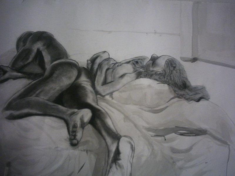 Life Drawing Final -2 nudes