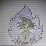 Goku Black with dark aura