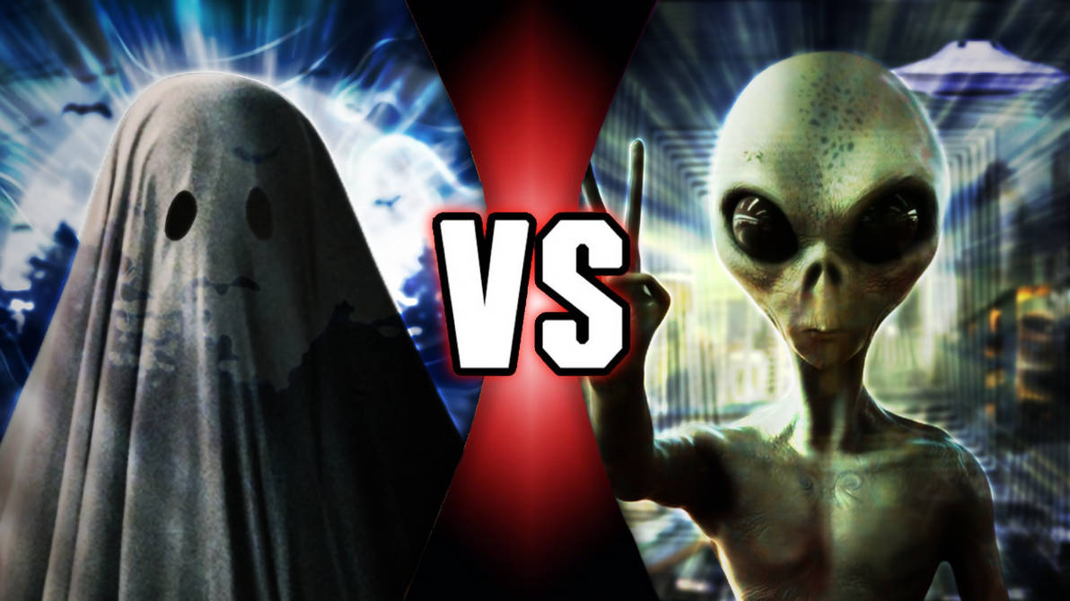 Ghosts vs Aliens by DonCocobean on DeviantArt
