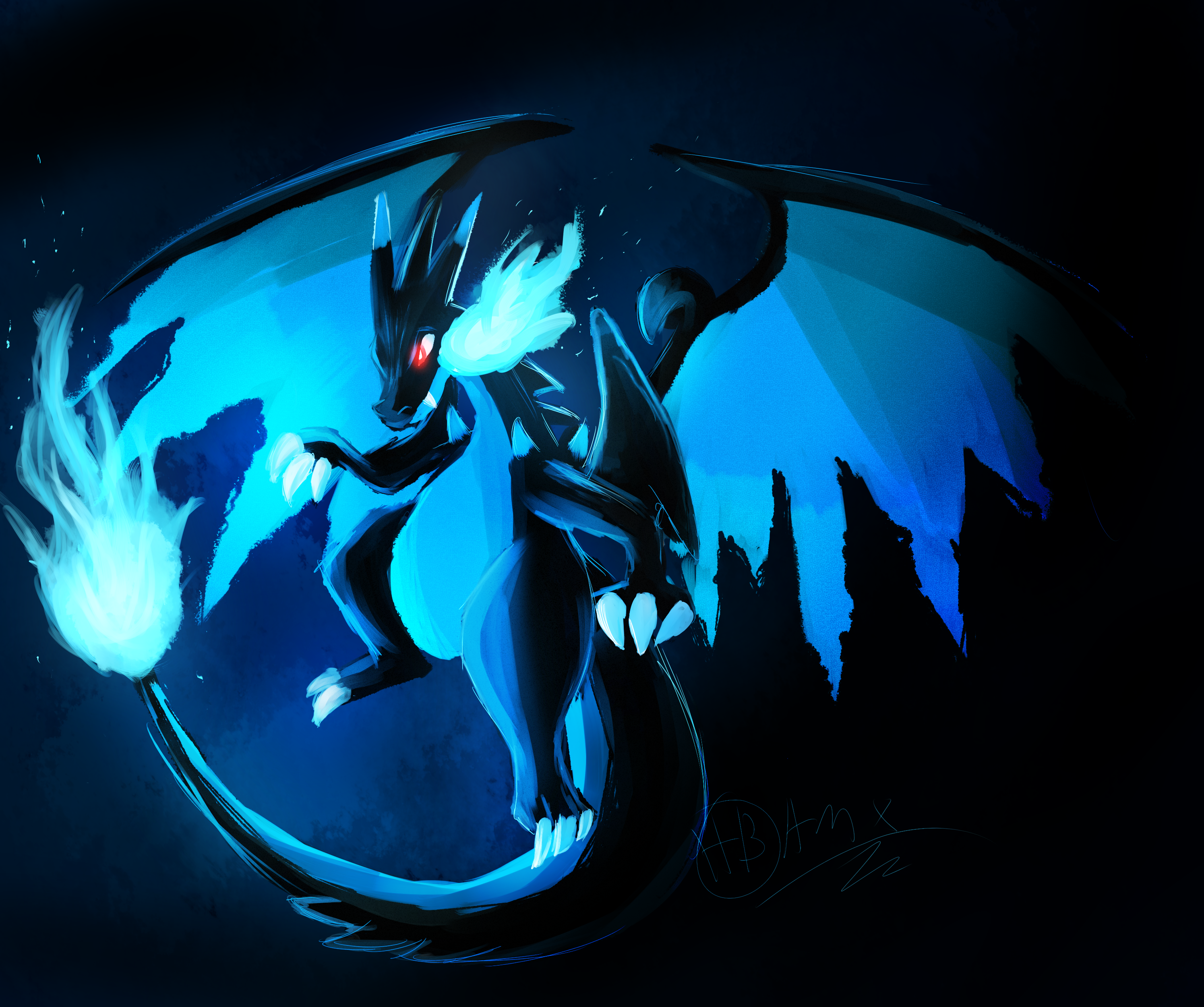 mega Charizard Xy fusion!!