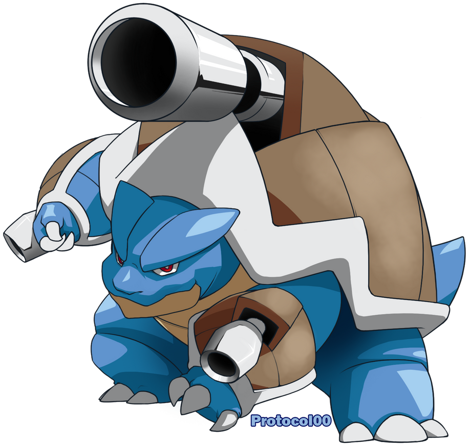 Mega Blastoise by Protocol00 on DeviantArt